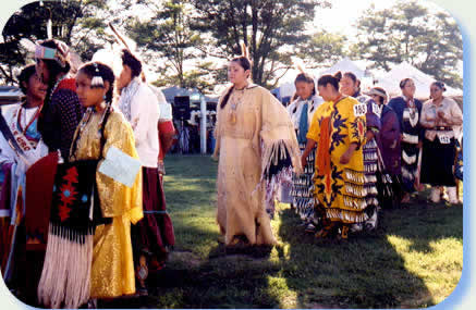 Scene from 2003 Three Rivers Indian Lodge Powwow and Summer Ceremonies