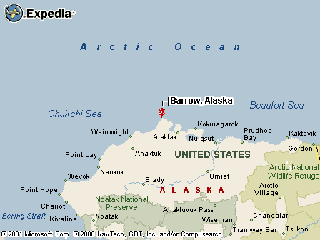 Barrow, AK Map