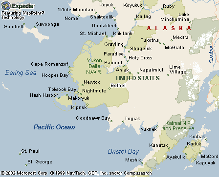 Bethel, AK Map