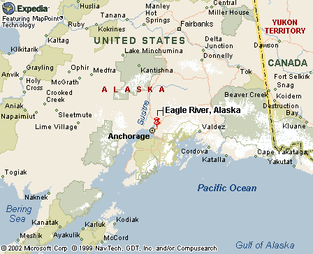 Eagle River, AK Map