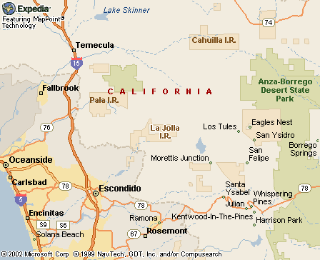 La Jolla IR CA, MAP