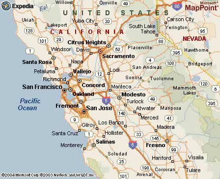 Manteca, CA Map