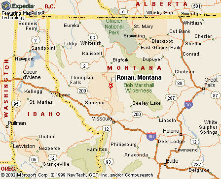 Ronan, MT MAP